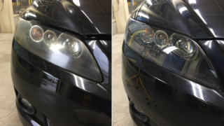 ヘッドライト磨きBefore&After