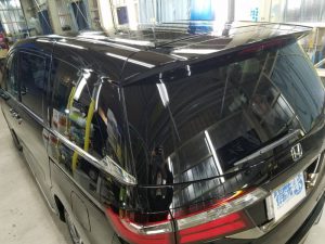 オデッセイ・スタンダードコーティング・リアクォーターパネル周辺