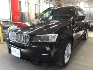 BMWX3・ジーゾックス・ハイドロフィニッシュ