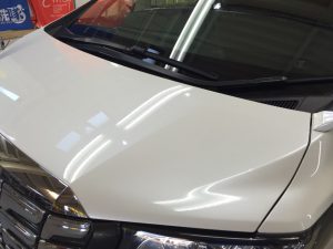 アルファード・ジーゾックスリアルガラスコート・ボンネット