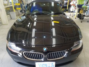BMWZ4・プレミアムコーティング後のボンネット
