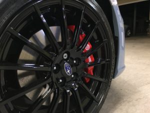 BRZ・エシュロン・ナノフィル施工後のホイール