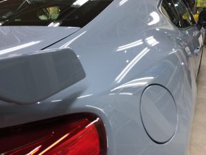 BRZ・エシュロン・ナノフィル施工後の運転席側クォーターパネル付近