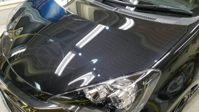 アクア・スタンダードコーティング施工後のボンネット2