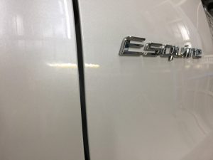エスクァイア・プレミアムコーティング施工後のエンブレム