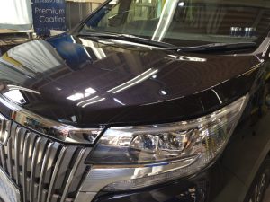 エスクァイア・エシュロンゼンゼロ施工後のボンネット