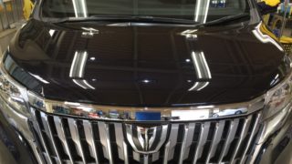 エスクァイア・エシュロンゼンゼロ施工後ボンネット正面