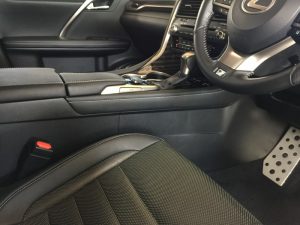レクサスRX・インテリアコーティング施工後の運転席周り