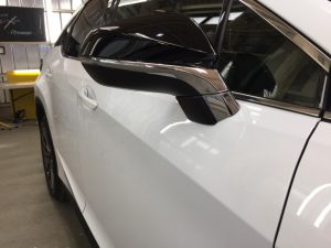 レクサスRX・ハイモースコート施工後の運転席ドアパネル