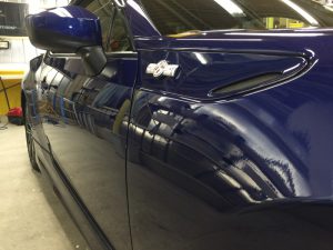 86・プレミアムコーティング施工後の運転席側フェンダー