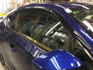 86・窓ガラスコーティング施工後の運転席窓