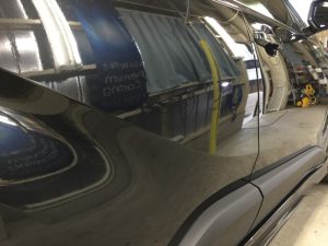 C-HR・プレミアムコーティング施工後の運転席ドア付近