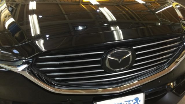 CX-8・ニューバージョン施工後のフロントグリル周り
