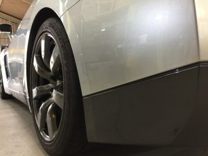 GT-R・ハイモースコート施工後のリアバンパー周り