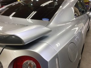 GT-R・ハイモースコート施工後の運転席側クォーターパネル周り