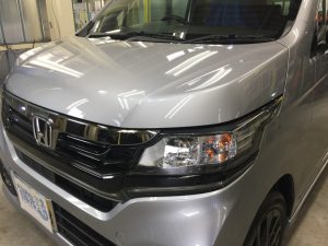 Nワゴン・ナノフィル施工後のボンネット