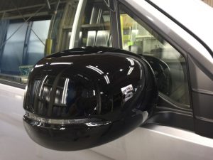 Nワゴン・ナノフィル施工後の運転席側ドアミラー