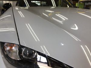 ロードスター・ナノフィル施工後の運転席側ヘッドライト付近②