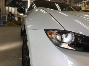 ロードスター・ナノフィル施工後の運転席側ヘッドライト付近③