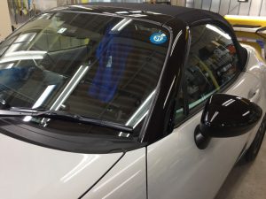 ロードスター・窓ガラスコーティング