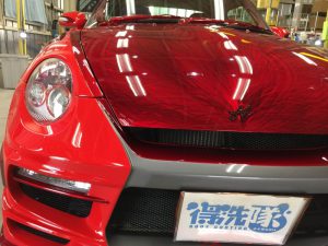 コペン・プレミアムコーティング施工後のボンネット2