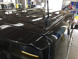 ソリオ・ハイドロフィニッシュ施工後のルーフ