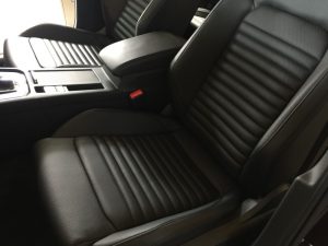 パサートヴァリアント・レザーコーティング後の助手席