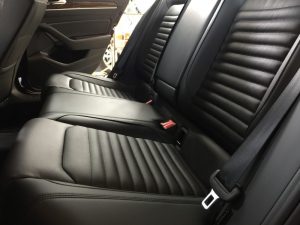 パサートヴァリアント・レザーコーティング後の後席