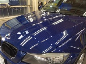 BMW3・ハイモースコート施工後のボンネット