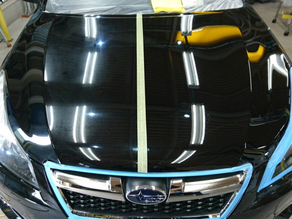 ボンネット研磨のビフォーアフター