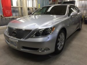 レクサスLS・リアルグラスコート