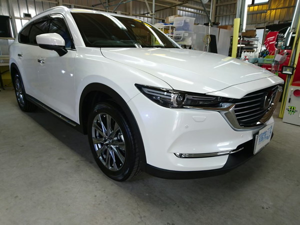 CX8・プレミアムコーティング＆カーナビ取付