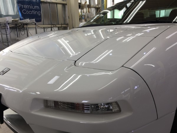 NSX・Sプレミアムコーティング(ダイヤ)・施工後のボンネット