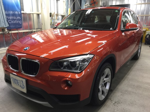 BMWX1・ボディコーティングなど